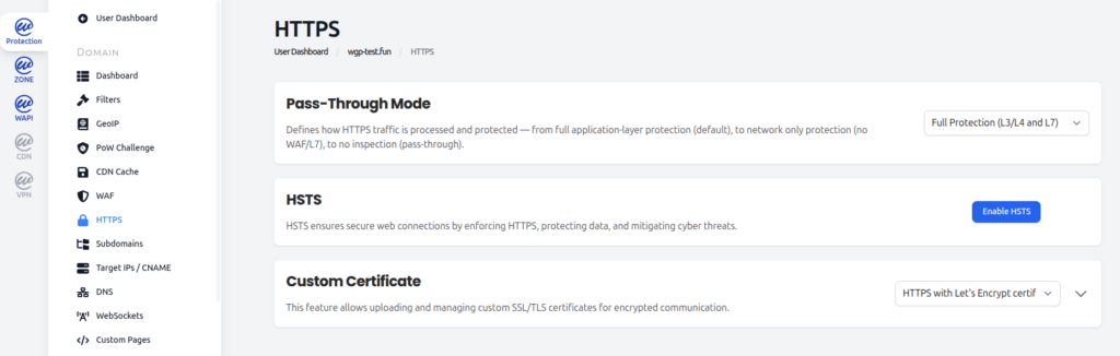 HTTPS access